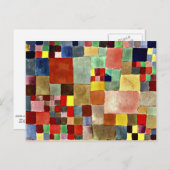 Carte Postale Klee - Flore sur sable (Devant / Derrière)