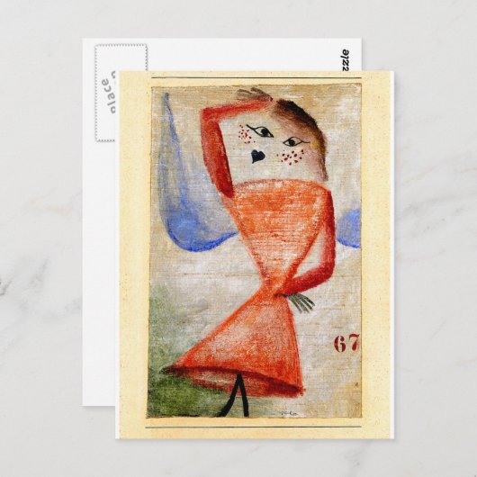 Carte Postale Klee - Fragment 67 (Devant / Derrière)