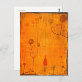 Carte Postale Klee - Fruits en rouge (Devant / Derrière)