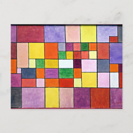 Carte Postale Klee - Harmonie de la Flore du Nord (Devant)