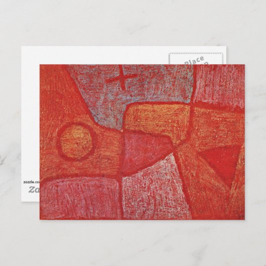 Carte Postale Klee - Heisser Ort (Devant / Derrière)