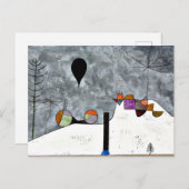 Carte Postale Klee - Hiver, (Devant / Derrière)