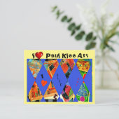 Carte Postale Klee - I Love Paul Klee Art (Debout devant)