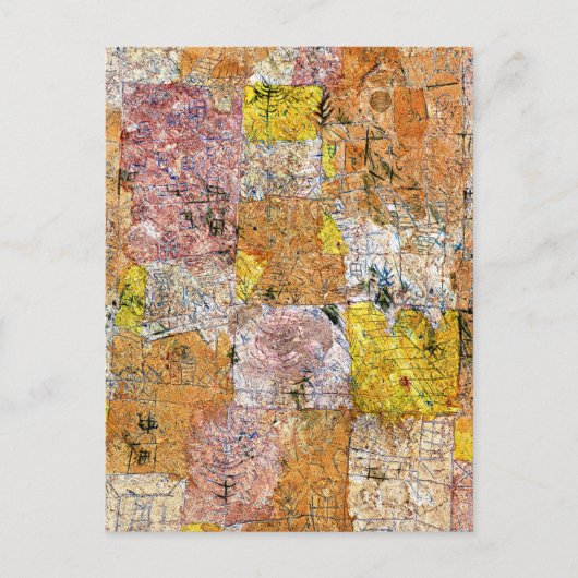 Carte Postale Klee - Idylle suburbain (idylle de la ville-jardin (Devant)