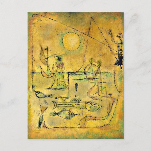 Carte Postale Klee - Ils sont en train de mordre (Devant)