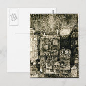 Carte Postale Klee - Impression nocturne d'une ville du sud (Devant / Derrière)