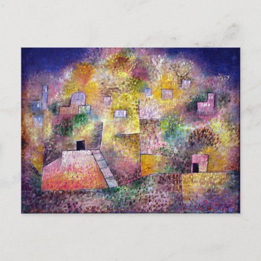 Carte Postale Klee - Jardin Oriental de Plaisir (Devant)