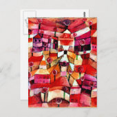 Carte Postale Klee - Jardin Rose (Devant / Derrière)