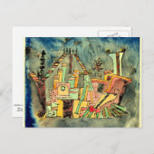 Carte Postale Klee - Jardin sur les débris (Devant / Derrière)