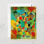 Carte Postale Klee - Jardins Tunisiens du Sud-1919 (Devant / Derrière)