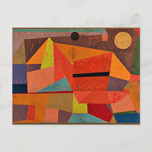 Carte Postale Klee - Joyful Mountain Landcape (Devant)