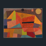 Carte Postale Klee - Joyful Mountain Landscape<br><div class="desc">Joyful Mountain,  colorful abstract art by Paul Klee.</div>