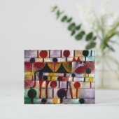 Carte Postale Klee - Kamel in Rhythmischer Baumlandschaft Klein (Debout devant)