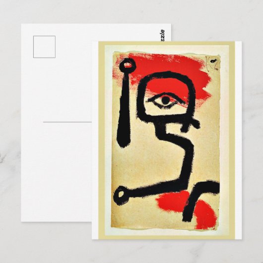 Carte Postale Klee - Kettle Drummer (Devant / Derrière)