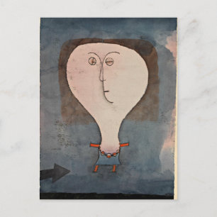 Carte Postale Klee - La peur d'une fille