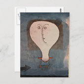 Carte Postale Klee - La peur d'une fille (Devant / Derrière)