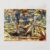 Carte Postale Klee - Lampes de rue (Devant)