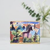 Carte Postale Klee - Le Cheval, peinture célèbre (Debout devant)