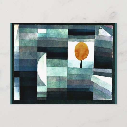 Carte Postale Klee : Le messager de l'automne (Devant)