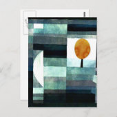 Carte Postale Klee - Le messager de l'automne (Devant / Derrière)