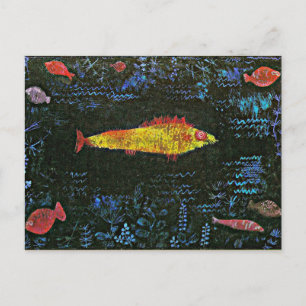 Carte Postale Klee - Le poisson rouge