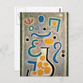 Carte Postale Klee - Le Vase-1938 (Devant / Derrière)