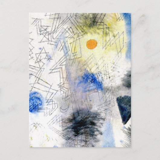 Carte Postale Klee - Les cibles dans le brouillard (Devant)