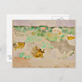 Carte Postale Klee - Maisons sur la Dune (Devant / Derrière)