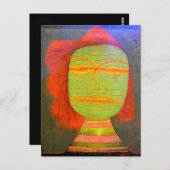 Carte Postale Klee - Masque d'acteur (Devant / Derrière)