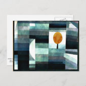 Carte Postale Klee - Messager d'automne (Devant / Derrière)