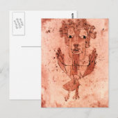 Carte Postale Klee - Nouvel Ange (Angelus Novus) (Devant / Derrière)