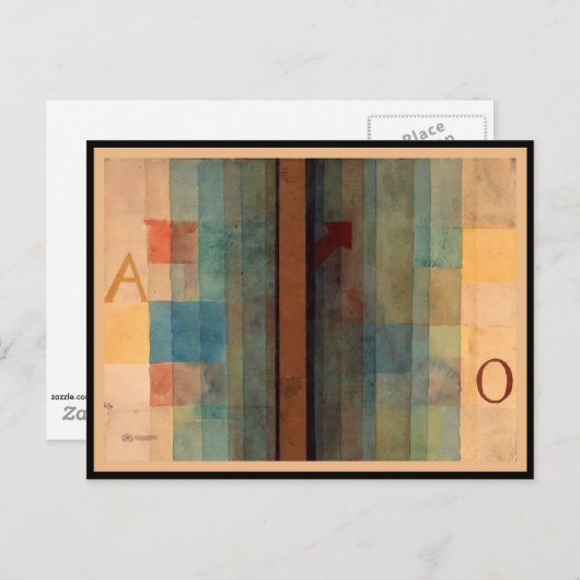 Carte Postale Klee - Ouverture (Devant / Derrière)