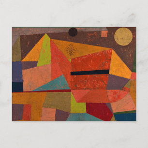 Carte Postale Klee - Paysage de montagne joyeux
