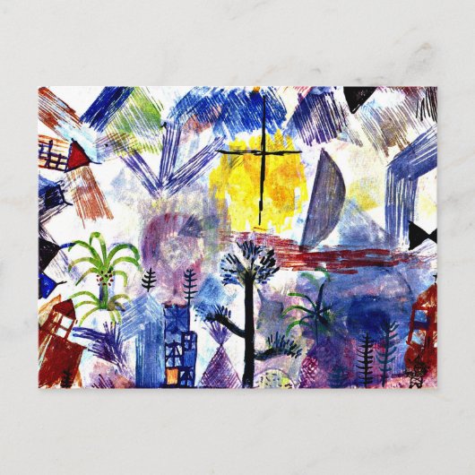 Carte Postale Klee - Paysage inachevé (Devant)