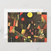 Carte Postale Klee - Pleine lune (Devant / Derrière)