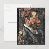 Carte Postale Klee - Portrait d'un homme (Devant / Derrière)