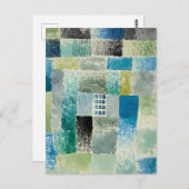 Carte Postale Klee - Première maison dans un règlement (Devant / Derrière)