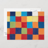 Carte Postale Klee - Qu 1, Color Chart, (Devant / Derrière)