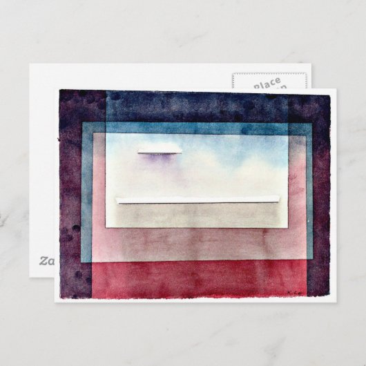 Carte Postale Klee - Repose (Devant / Derrière)