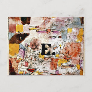 Carte Postale Klee - sauvagine - Peinture de canard