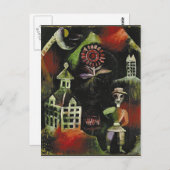 Carte Postale Klee - Schoolhouse (Devant / Derrière)