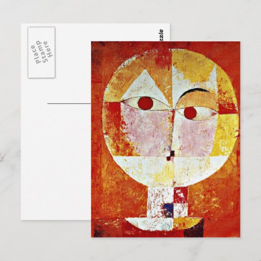 Carte Postale Klee - Senecio (Devant / Derrière)