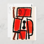 Carte Postale Klee - Serrurier (Devant / Derrière)