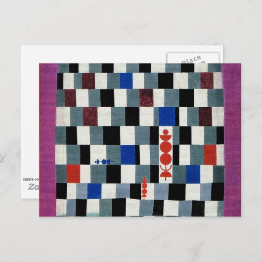 Carte Postale Klee - Super échecs (Devant / Derrière)