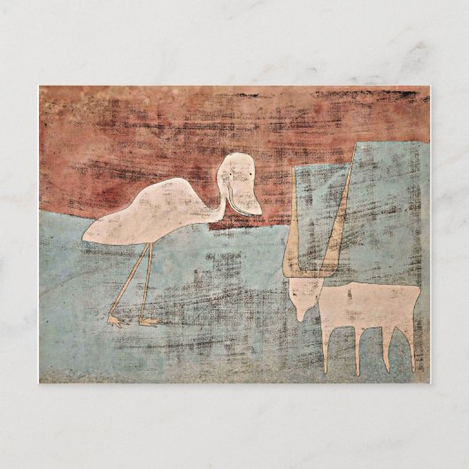 Carte Postale Klee - Tier Freund Schaft (Devant)