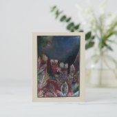 Carte Postale Klee - Twilight tropical, peinture abstraite, (Debout devant)