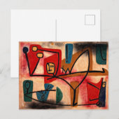 Carte Postale Klee - Ubermut Exubérance, (Devant / Derrière)