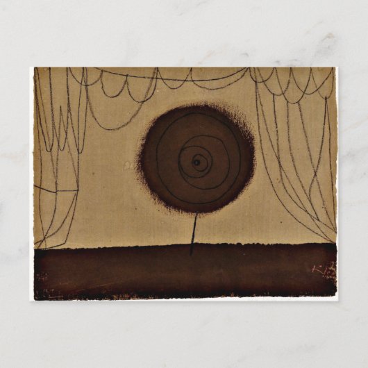 Carte Postale Klee - Une Fleur se produit (Devant)