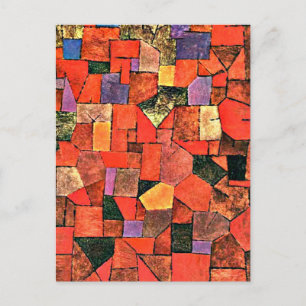 Carte Postale Klee - Village de montagne, Autumnal