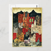 Carte Postale Klee - Ville des Églises (Devant / Derrière)